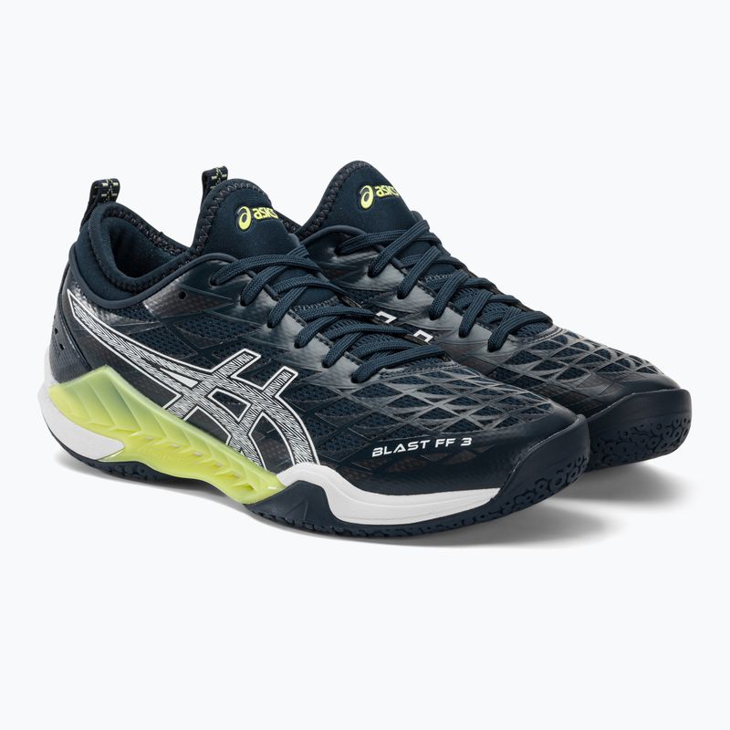 ASICS férfi kézilabda cipő Blast FF 3 francia kék / fehér 4