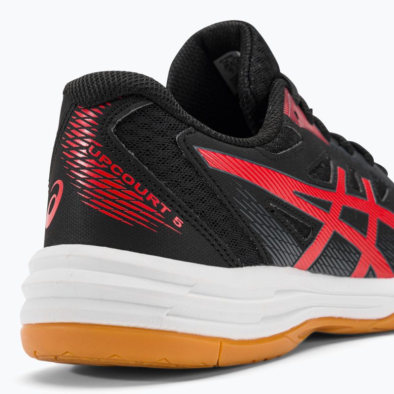 ASICS férfi squash cipő Upcourt 5 fekete / klasszikus piros 11