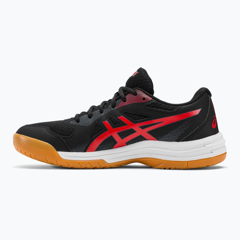 ASICS férfi squash cipő Upcourt 5 fekete / klasszikus piros 3