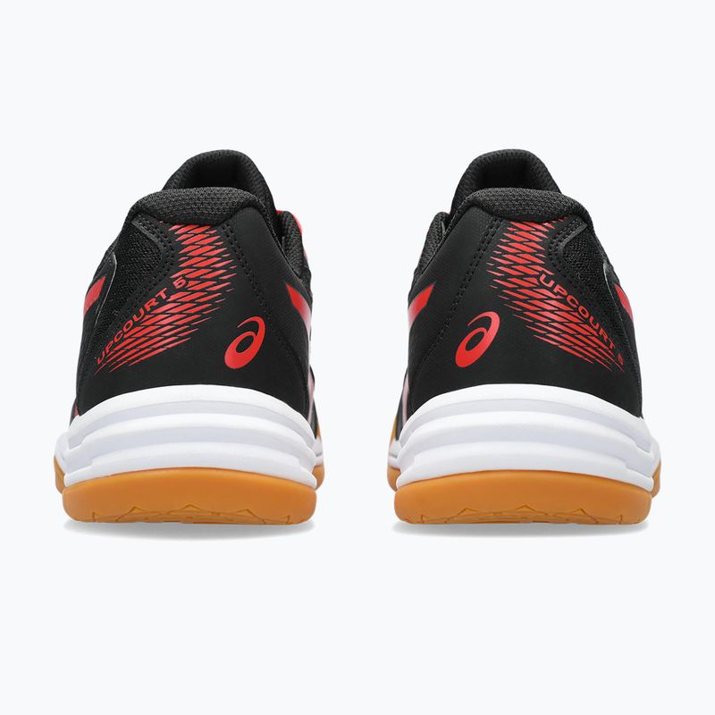 ASICS férfi squash cipő Upcourt 5 fekete / klasszikus piros 8