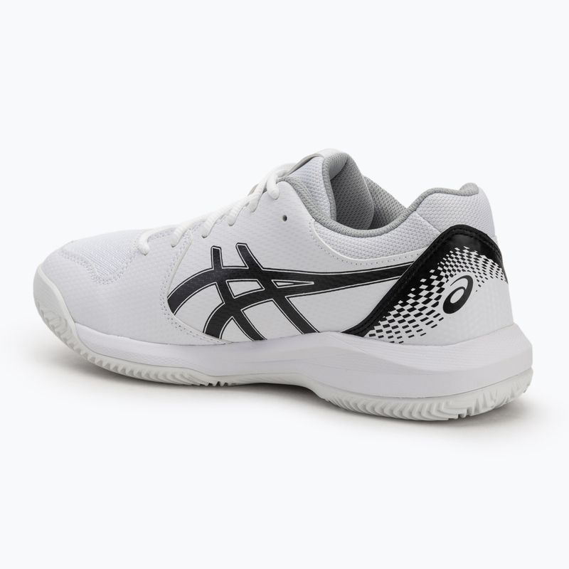 ASICS férfi teniszcipő Gel-Dedicate 8 Clay fehér/fekete 3