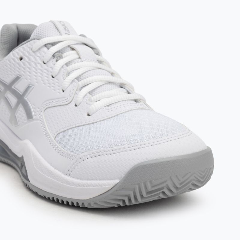 ASICS női teniszcipő Gel-Dedicate 8 Clay W fehér/tiszta ezüst 7
