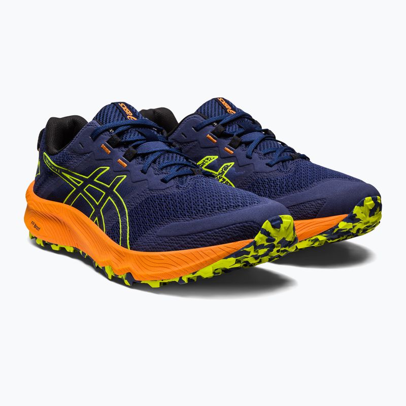 ASICS Trabuco Terra 2 deep ocean/neon lime férfi futócipő 12