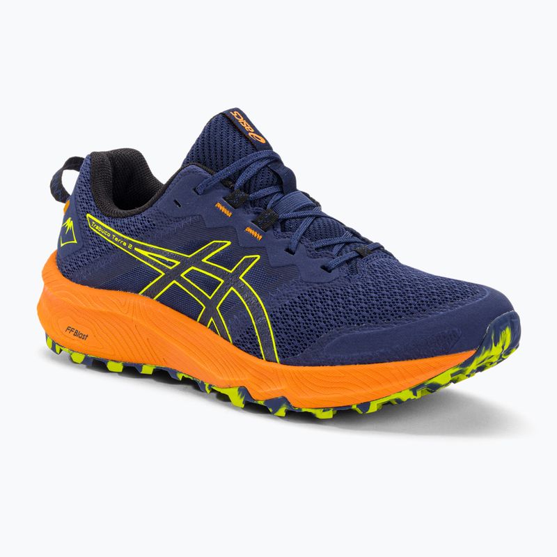 ASICS Trabuco Terra 2 deep ocean/neon lime férfi futócipő