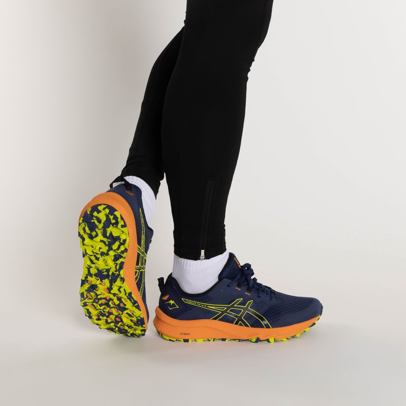 ASICS Trabuco Terra 2 deep ocean/neon lime férfi futócipő 2