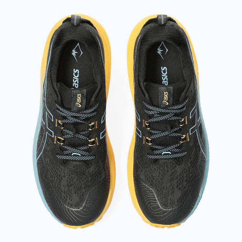 ASICS Trabuco Max 2 férfi futócipő fekete/szürke kék 12