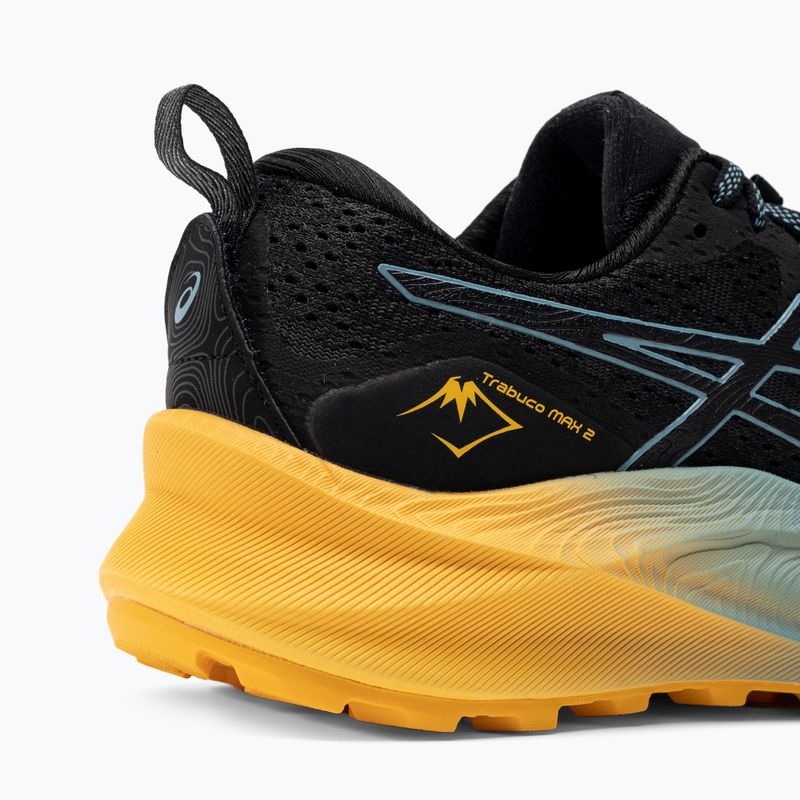 ASICS Trabuco Max 2 férfi futócipő fekete/szürke kék 8