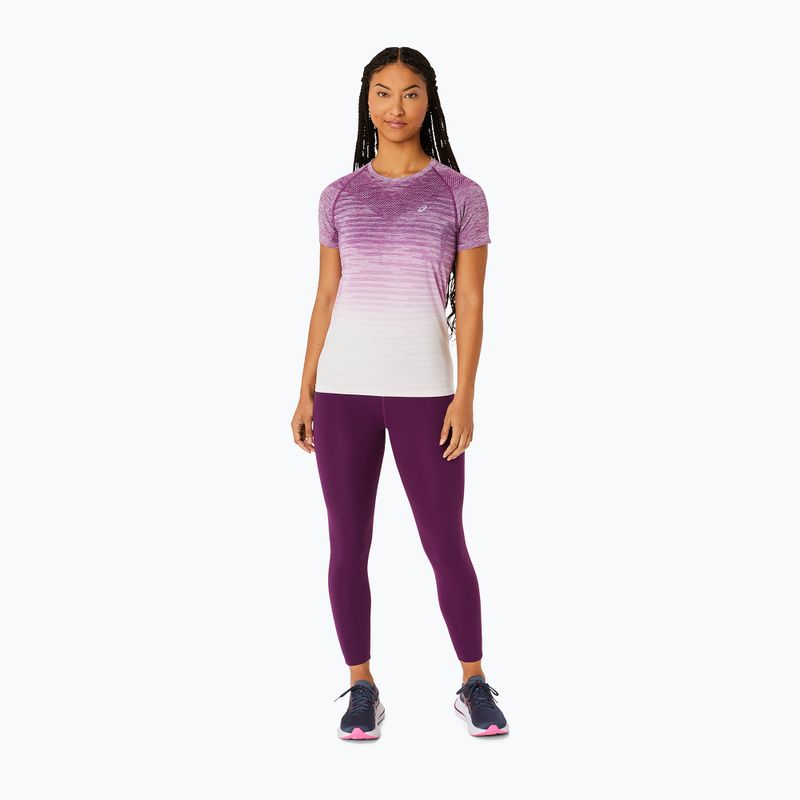 ASICS női futópóló Seamless felső lila árnyalat/mély lila színben 2