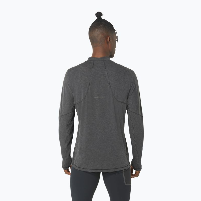 Férfi ASICS Metarun Mock Neck teljesítmény fekete hosszú ujjú futócipő 4