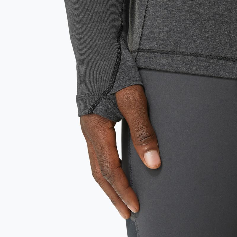 Férfi ASICS Metarun Mock Neck teljesítmény fekete hosszú ujjú futócipő 7