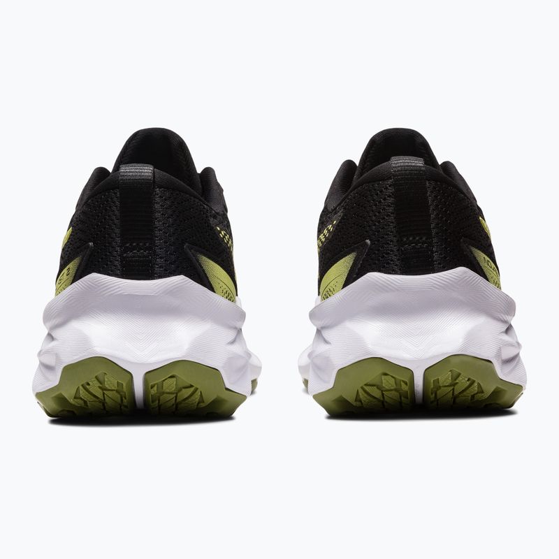 Gyerek futócipő ASICS Novablast 2 GS black/glow yellow 11