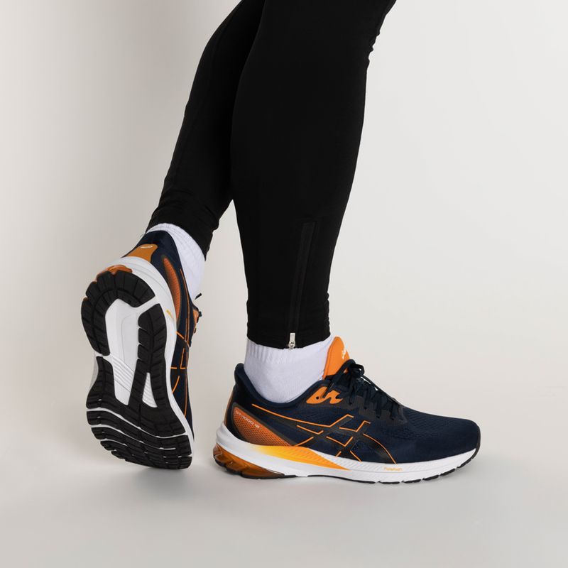 ASICS férfi futócipő Gt-1000 12 francia kék/világos narancssárga 2