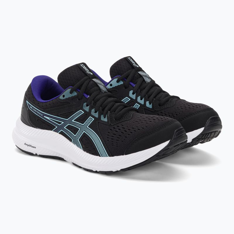 Női futócipő ASICS Gel-Contend 8 black/aquarium 4
