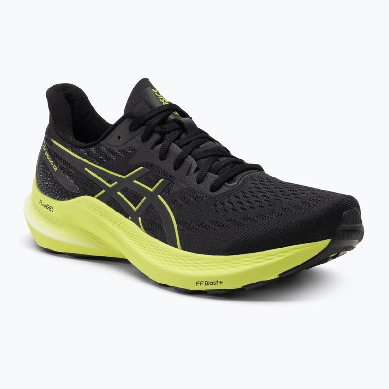 ASICS GT-2000 12 fekete/világossárga férfi futócipő
