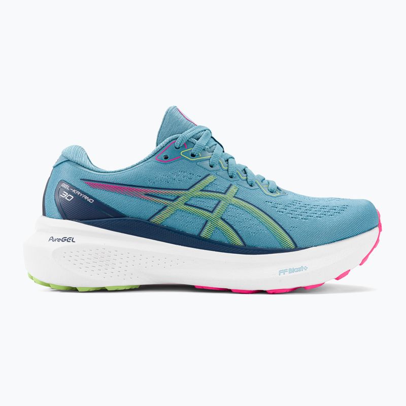 ASICS Gel-Kayano 30 női futócipő gris kék/lime zöld 2