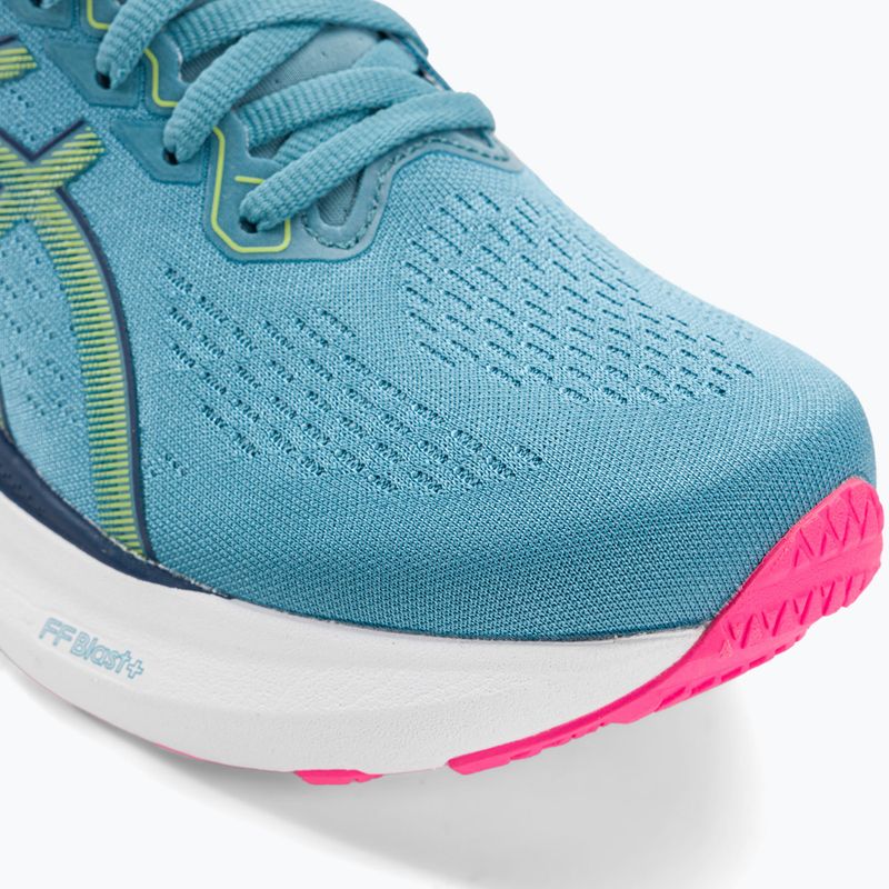 ASICS Gel-Kayano 30 női futócipő gris kék/lime zöld 8