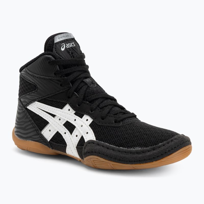 ASICS Matflex 7 GS gyermek birkózócipő fekete/fehér