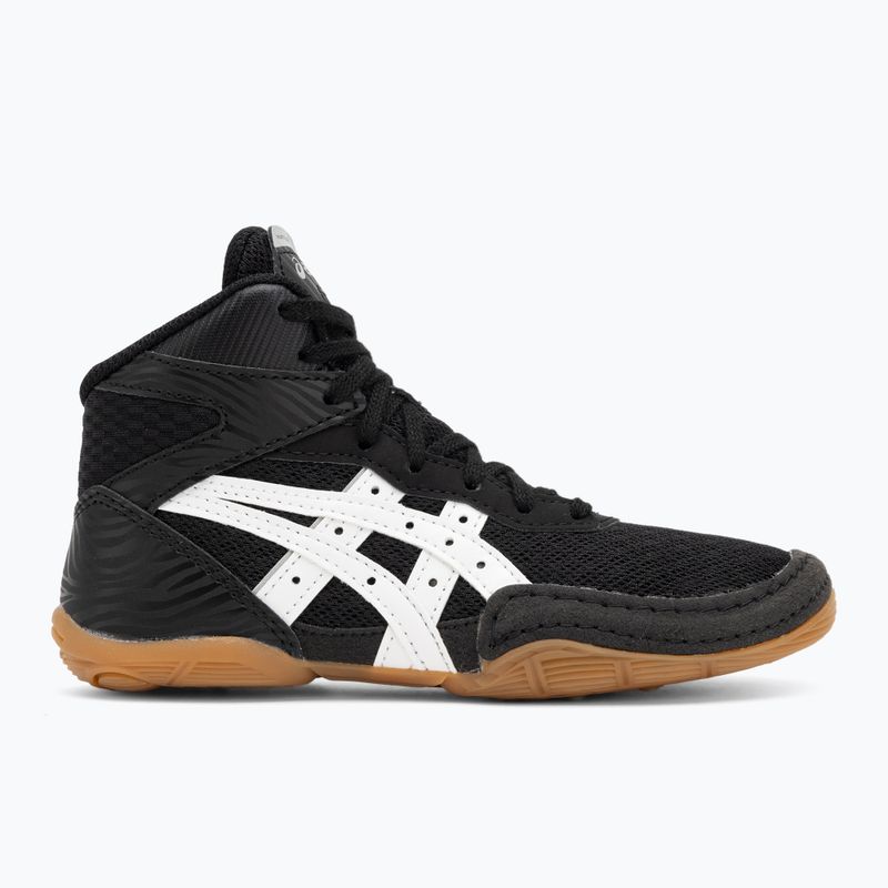 ASICS Matflex 7 GS gyermek birkózócipő fekete/fehér 2