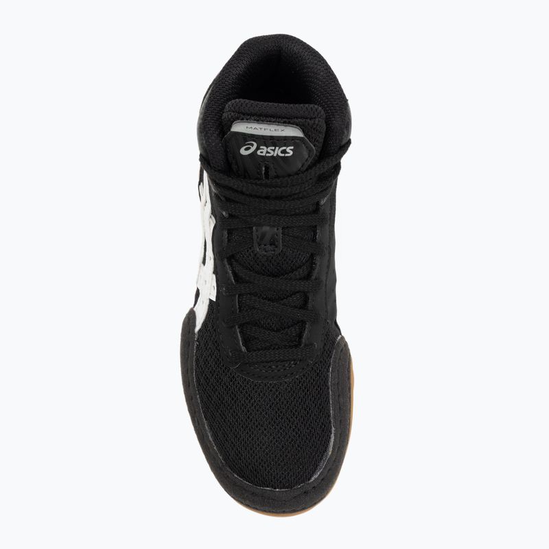 ASICS Matflex 7 GS gyermek birkózócipő fekete/fehér 5