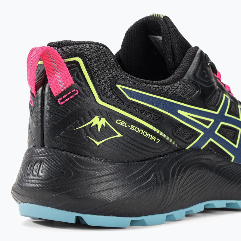 ASICS Gel-Sonoma 7 női futócipő fekete/mély óceán 9