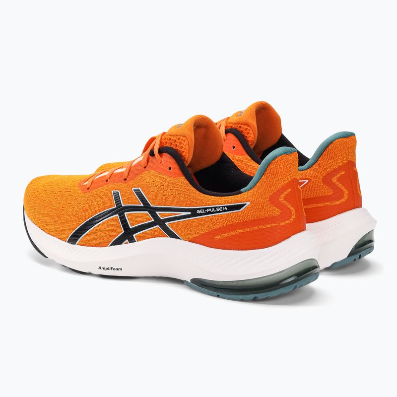 ASICS Gel-Pulse 14 férfi futócipő élénk narancssárga/fekete 3