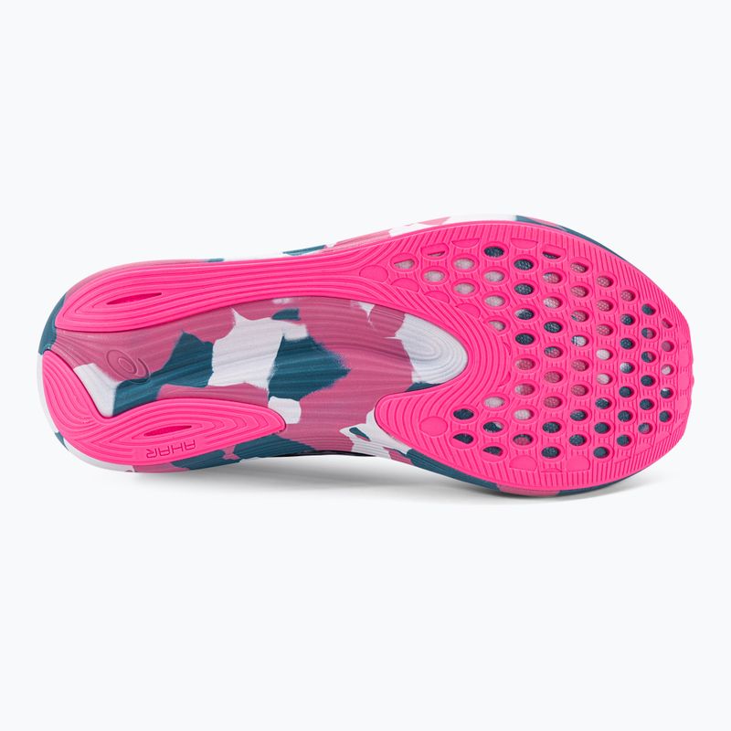 ASICS Noosa Tri 15 női futócipő nyugodt teal/dögös rózsaszín 5
