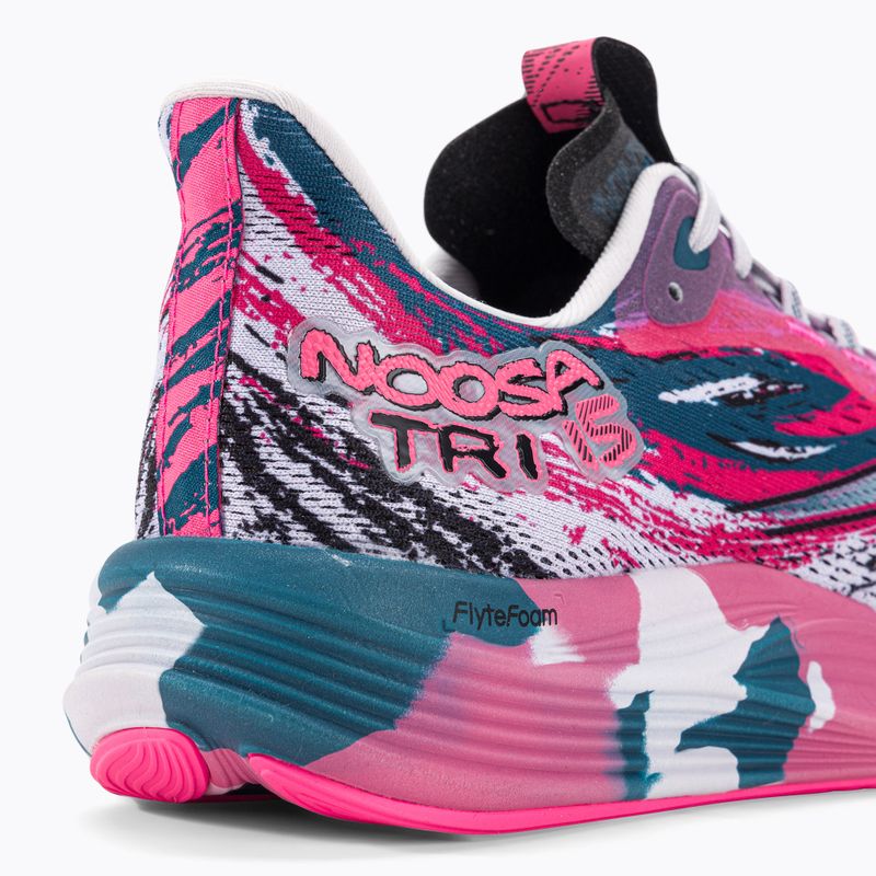 ASICS Noosa Tri 15 női futócipő nyugodt teal/dögös rózsaszín 9