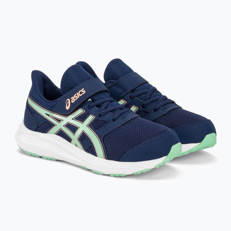 gyermek futócipő ASICS Jolt 4 PS blue expanse/mint tint 5