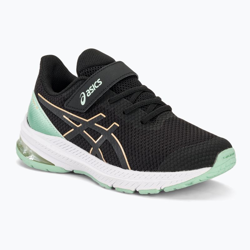 gyermek futócipő ASICS GT-1000 12 PS black/apricot crush