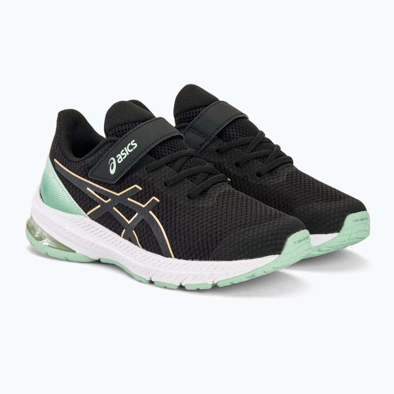 gyermek futócipő ASICS GT-1000 12 PS black/apricot crush 5