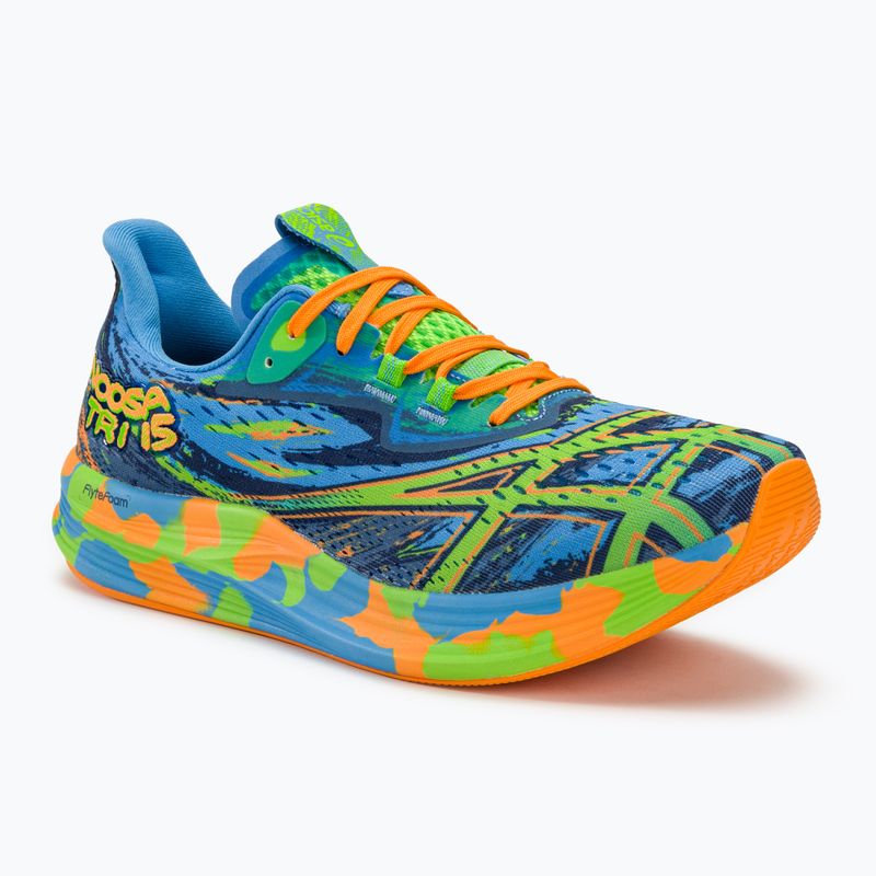 Férfi futócipő ASICS Noosa Tri 15 waterscape/electric lime