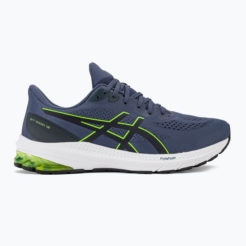 Férfi futócipő ASICS GT-1000 12 thunder blue/electric lime 3