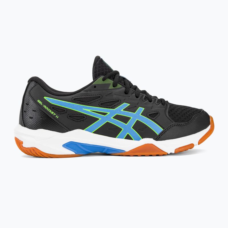 Férfi röplabdacipő ASICS Gel-Rocket 11 black/waterscape 2