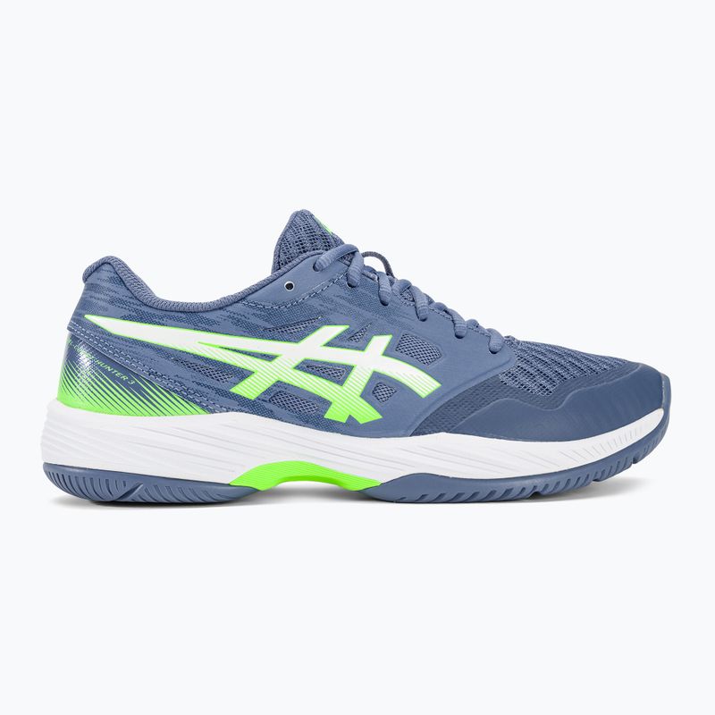 ASICS férfi squash cipő Gel-Court Hunter 3 denim kék/lime burst 2