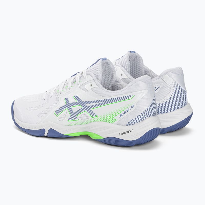 ASICS Blade FF férfi squash cipő fehér/denim kék 3