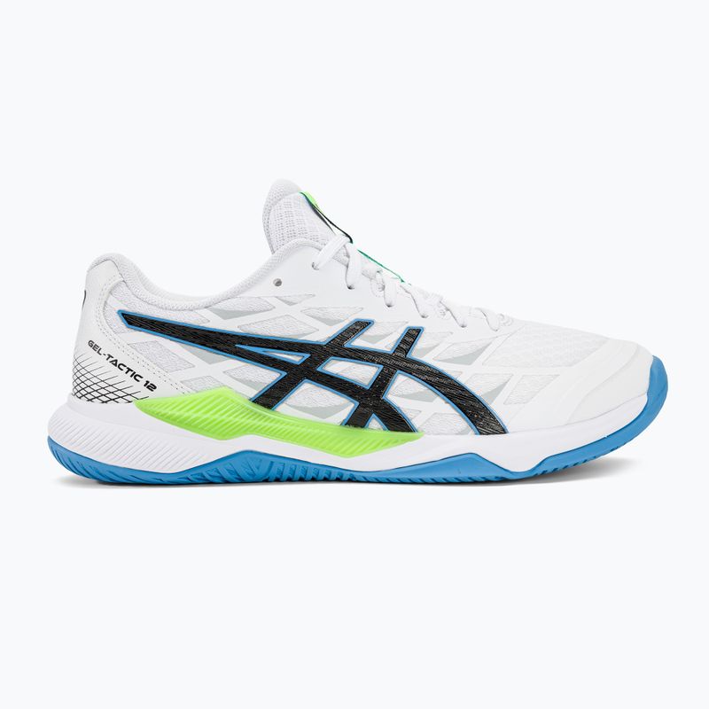 ASICS Gel-Tactic 12 férfi kézilabda cipő fehér/lime burst 2