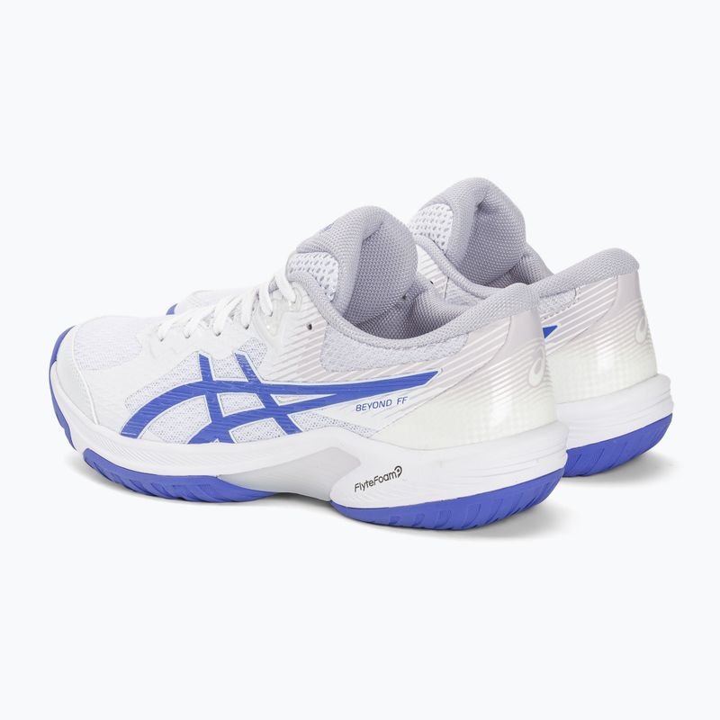 Női röplabdacipő ASICS Beyond FF white/sapphire 3