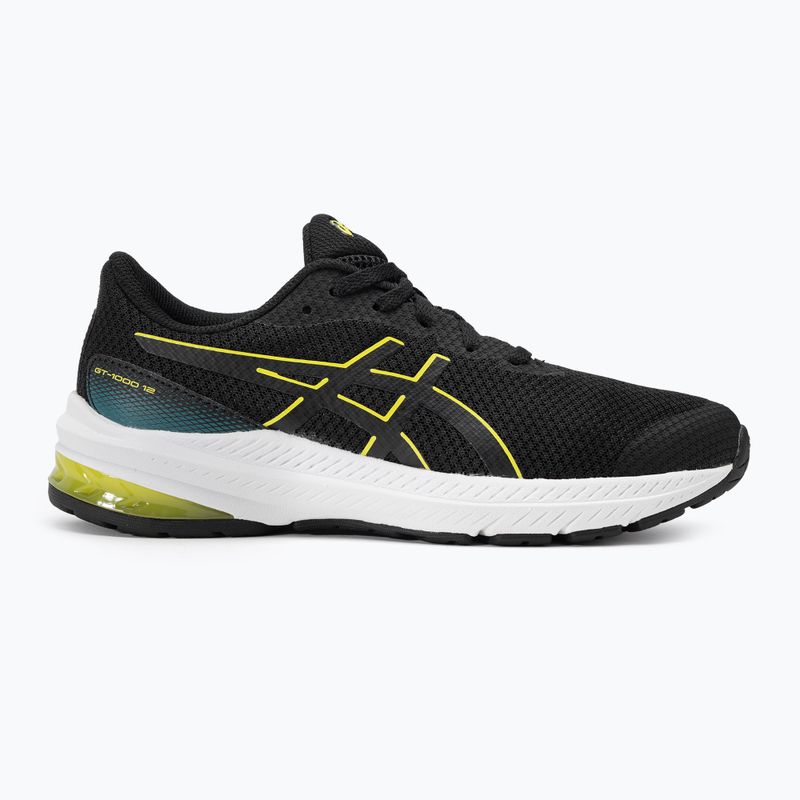 gyermek futócipő ASICS GT-1000 12 GS black/bright yellow 2