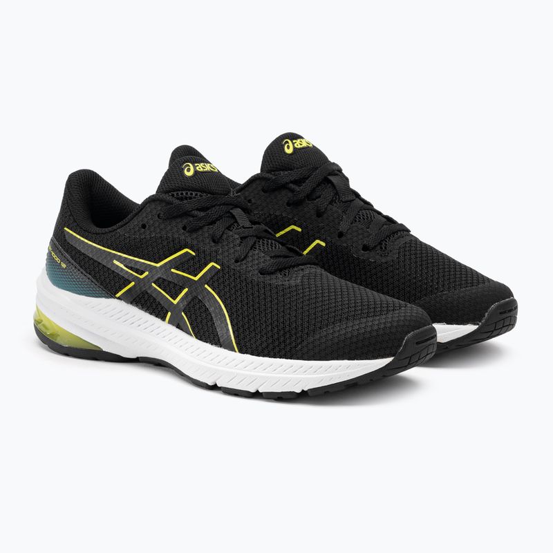 gyermek futócipő ASICS GT-1000 12 GS black/bright yellow 4
