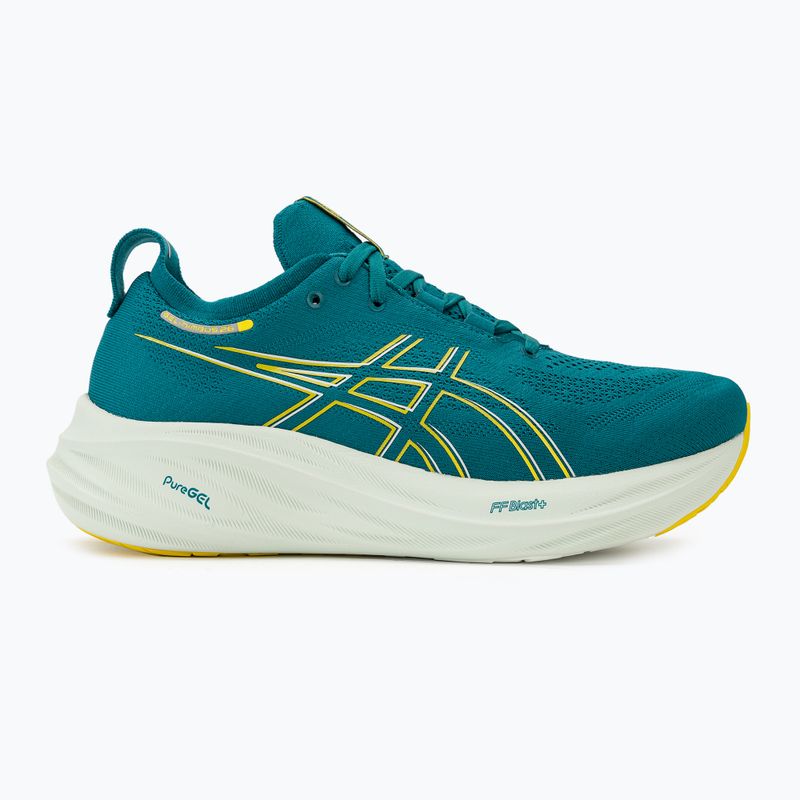 Férfi futócipő ASICS Gel-Nimbus 26 evening teal/light mustard 3