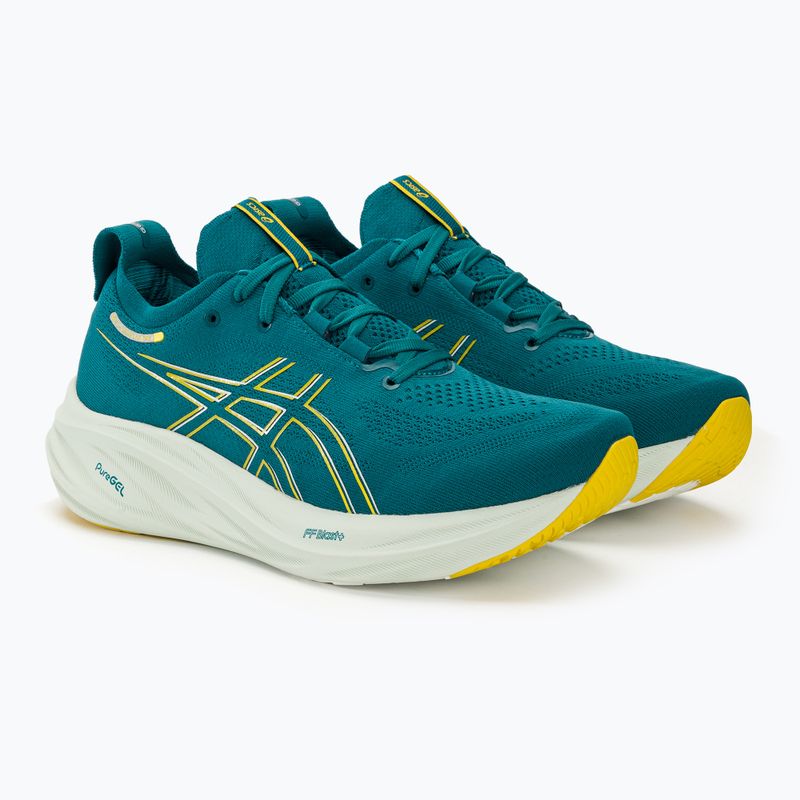 Férfi futócipő ASICS Gel-Nimbus 26 evening teal/light mustard 5