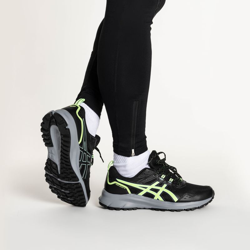 Férfi futócipő ASICS Trail Scout 3 black/illuminate green 2