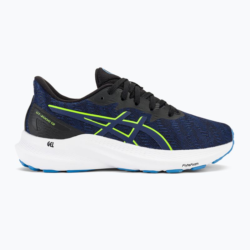 Gyermek futócipő ASICS GT-2000 12 GS black/blue expanse 2