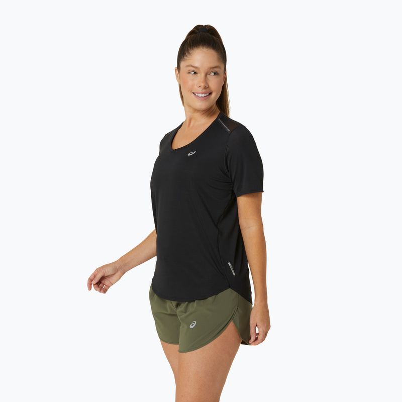 Női futópóló ASICS Road V-Neck performance black 4