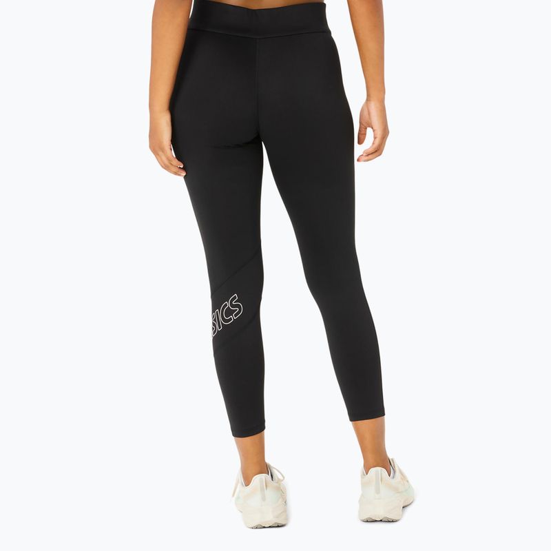 ASICS női futó leggings Logo 7/8 teljesítmény fekete 3