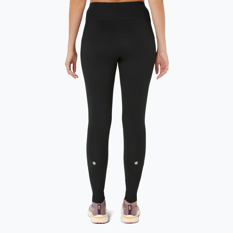 Női futó leggings ASICS Road Winter High Waist teljesítmény fekete 3