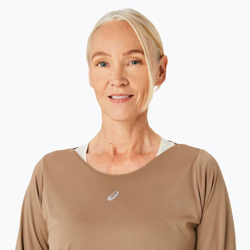 Hosszú ujjú + Tank top női futáshoz ASICS Nagino Run bors/zöldbors/zöldbőr 4