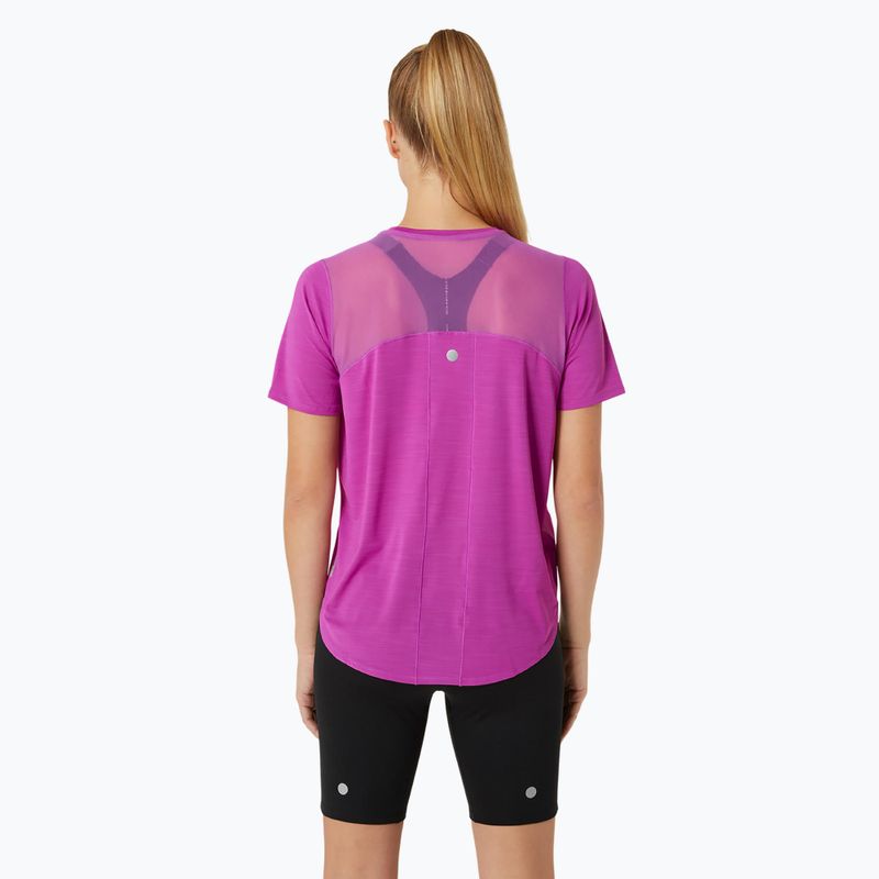 Női ASICS Road Top merész magenta futópóló 3