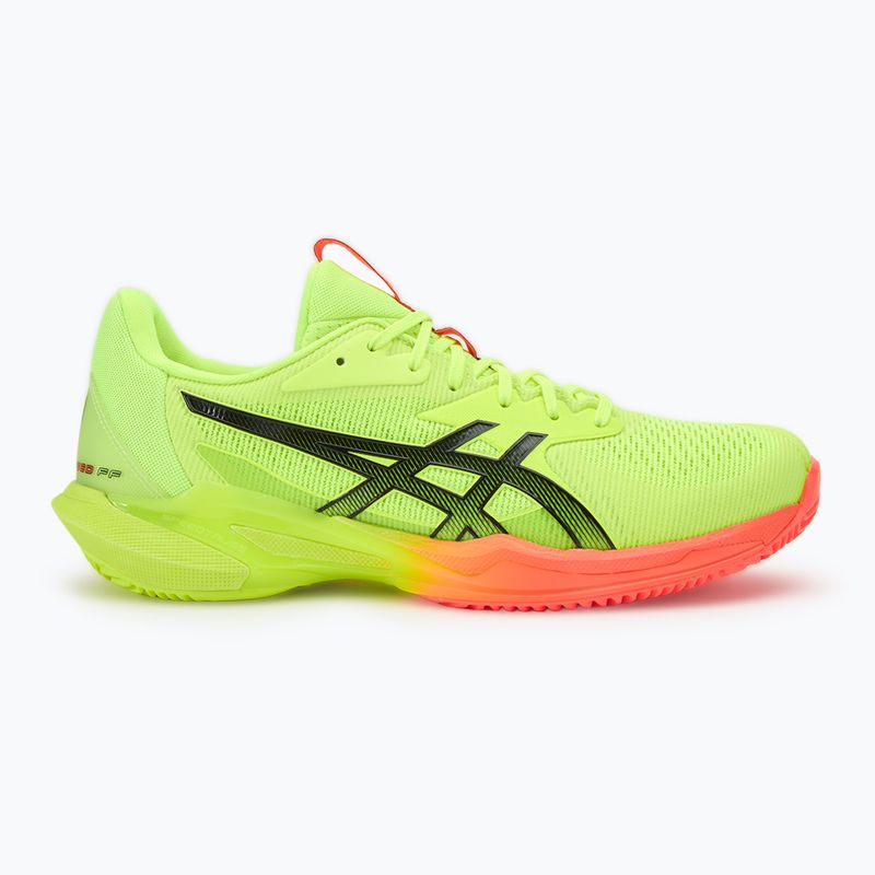 ASICS Solution Speed FF 3 Clay Paris biztonsági sárga/fekete férfi teniszcipő 2