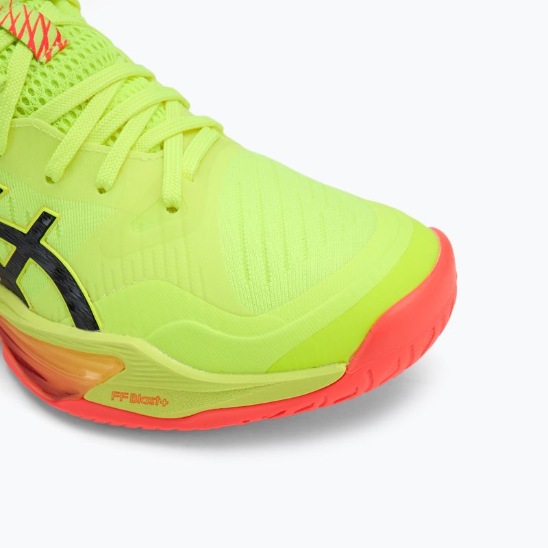 ASICS női Sky Elite FF 3 Paris biztonsági sárga/fekete cipő 7